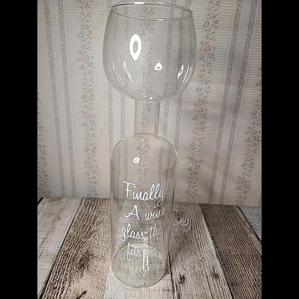 Finally A Wine Glass That Fits My Needs Huge Wine Glass That Holds A 750 Ml...